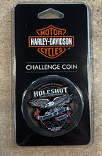 Load image into Gallery viewer, Holeshot Harley-Davidson Anniversary Challenge Coin

