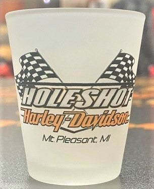 Holeshot Harley-Davidson shot glass