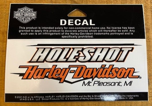 Holeshot Harley-Davidson decal