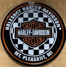 Load image into Gallery viewer, Holeshot Harley-Davidson challenge coin

